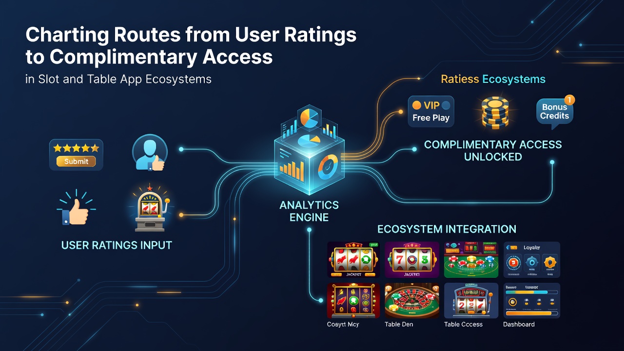 Flowchart of rating pathways unlocking free access in gaming apps