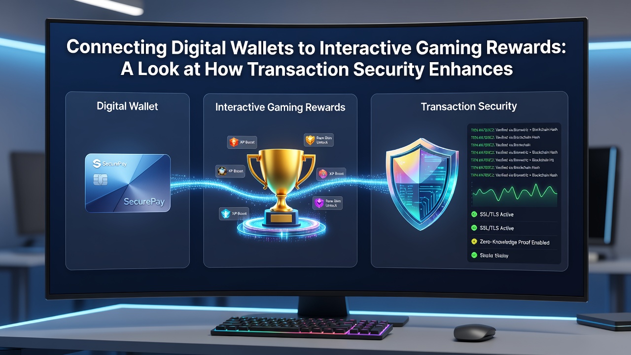 Secure blockchain-style transaction network connecting digital wallets to live dealer tables and automated slot machines