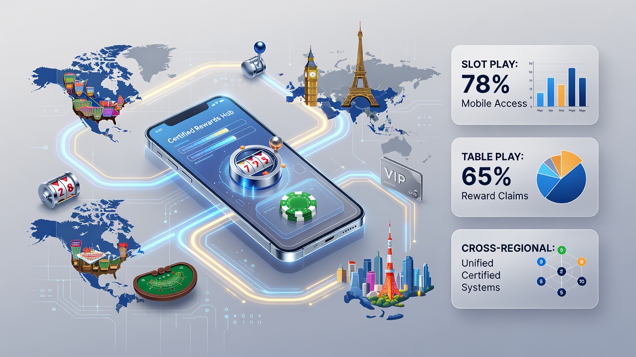 Comparative mobile screens from different regions illustrating reward access patterns